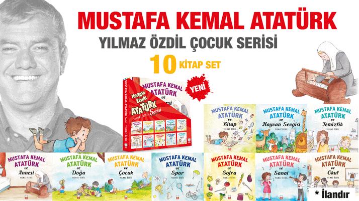 Yılmaz Özdil’in “Mustafa Kemal Atatürk Serisi” Kitapları Atatürk Okulu öğrencilerine dağıtıldı