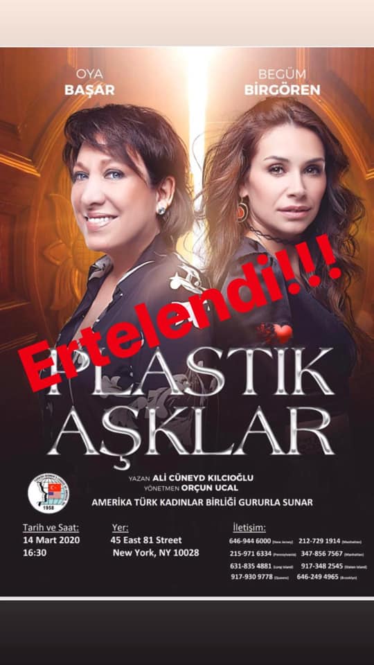Plastik Aşklar Tiyatro Oyunu ileriki bir tarihe ertelenmiştir!