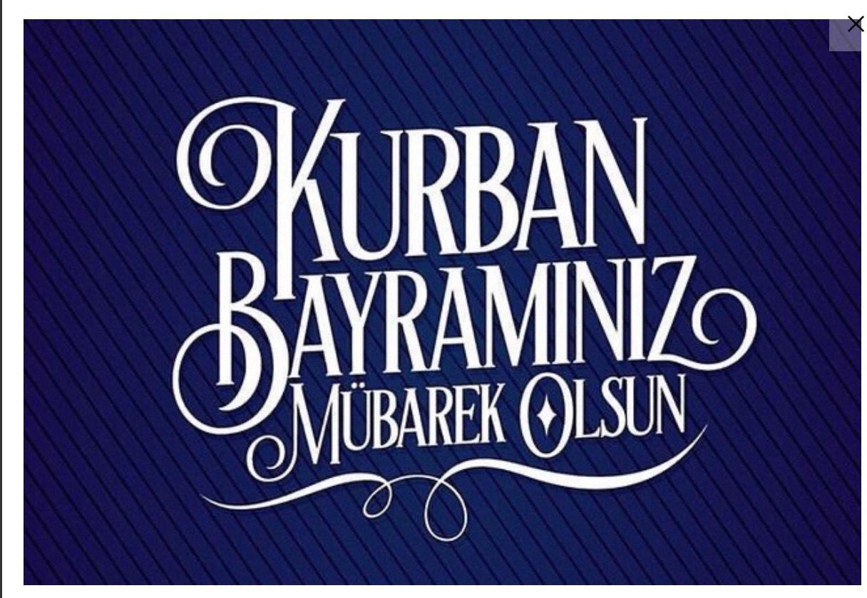 Kurban Bayramınız Kutlu Olsun!