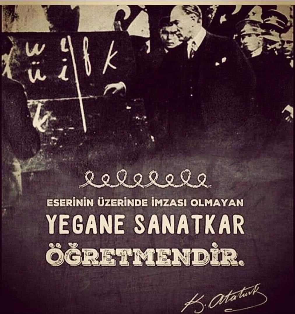 24 Kasım Öğretmenler Günü Kutlu Olsun!!!