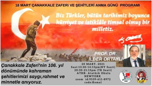 New York Atatürk Okulumuzun 18 Mart  Çanakkale Zaferi ve Şehitleri  Anma Programı